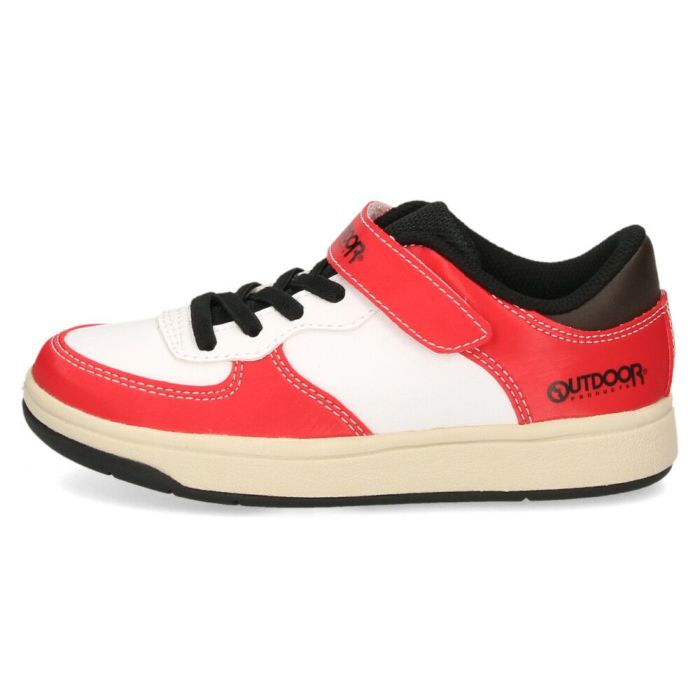 キッズ ジュニア スニーカー 通学 シューズ ゴム紐 ベルクロ アウトドアプロダクツ KE77011 KE77012 KE77013 KE77014 子供 靴 3E ゆったり 幅広