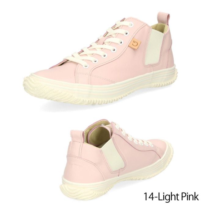 スピングル メンズ レディース スニーカー SPINGLE SP-442 (旧品番 SPM-442) カンガルーレザー 本革 靴 日本製  サイドゴア ミッドカット