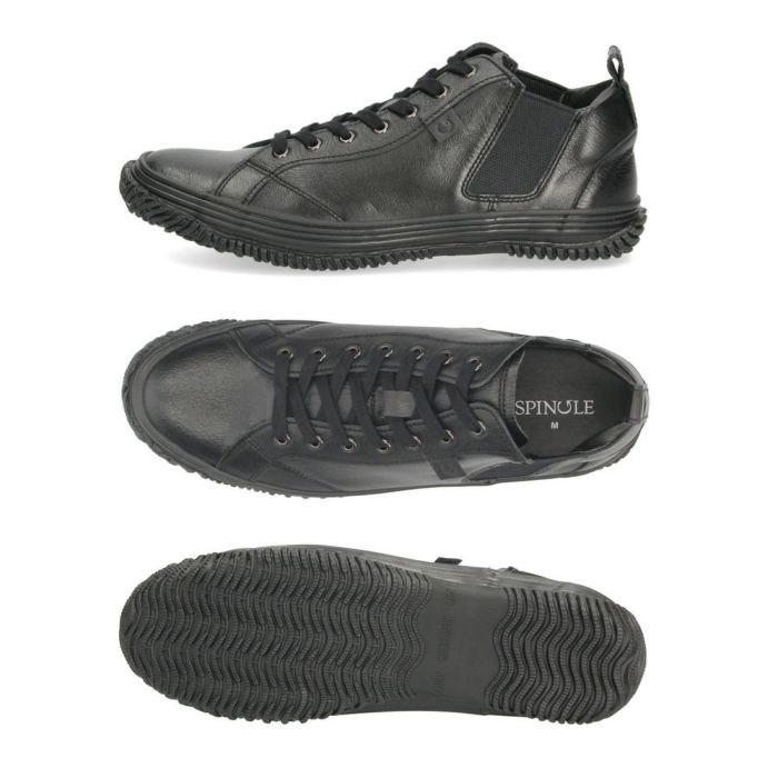 スピングル メンズ レディース スニーカー SPINGLE SP-442 (旧品番 SPM-442) カンガルーレザー 本革 靴 日本製  サイドゴア ミッドカット