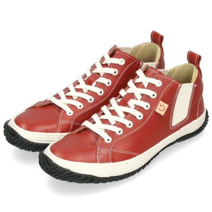 スピングル メンズ レディース スニーカー SPINGLE SP-442 (旧品番 SPM-442) カンガルーレザー 本革 靴 日本製  サイドゴア ミッドカット