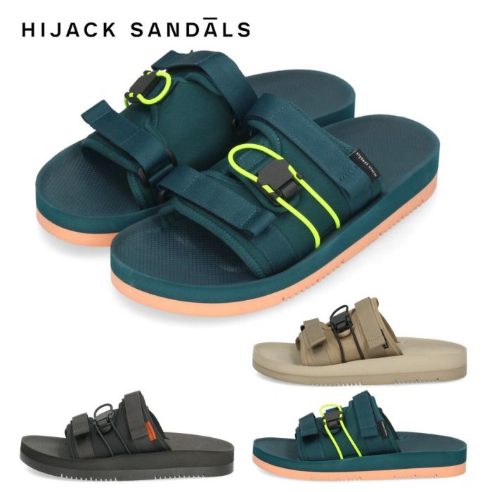 ハイジャックサンダル サンダル メンズ HIJACK SANDALS マニック MANIC スライド スポーツサンダル ベルクロ 軽量 アウトドア