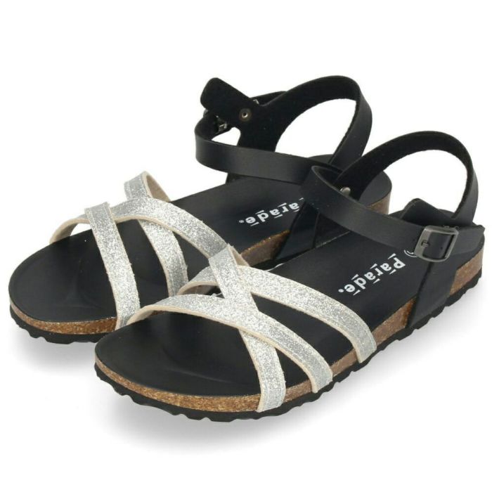 サンダル レディース ぺたんこ 歩きやすい 疲れない フットベッド ストラップ フラット おしゃれ きれいめ アンクルストラップ 1531 Parade