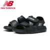 ニューバランス サンダル キッズ スポーツサンダル 黒 new balance SIFSPS A1 ブラック 子供 スポサン 軽量 速乾 ワイズ M アウトドア 水遊び