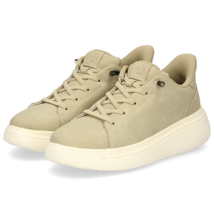 スニーカー レディース ゴム紐 シューズ 靴 ローカット きれいめ 厚底 黒 ブラック ベージュ ハンズフリー 楽すぽ Parade 991702 パレード