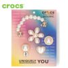 クロックス ジビッツ チャーム アクセサリー crocs  デインティー パール ジュエリー 13133 Dainty Peary Jewelry 5 Pack パール 花 真珠 JIBBITZ カスタマイズ