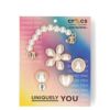 クロックス ジビッツ チャーム アクセサリー crocs  デインティー パール ジュエリー 13133 Dainty Peary Jewelry 5 Pack パール 花 真珠 JIBBITZ カスタマイズ