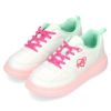 ニコプチ 靴 ジュニア スニーカー キッズ 女の子 ニコプチスクール 480 ピンク ラベンダー 厚底 おしゃれ かわいい 紐 レースアップ シューズ アキレス