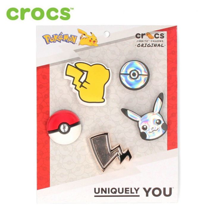 クロックス ジビッツ 光る ピカチュウ チャーム アクセサリー crocs エレベイト ポケモン 10009998 ELEVATED POKEMON 5 PACK LED JIBBITZ カスタマイズ