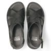 ニコ サンダル NICO レディース 42123 靴 オープントゥ バックストラップ 本革 日本製 厚底 軽い 歩きやすい 履きやすい 足に優しい