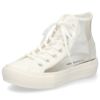 コンバース レディース 厚底 オールスター ライト PLTS クリアマテリアル HI ハイカット ALL STAR LIGHT PLTS CLEARMATERIAL ホワイト 白 スニーカー CONVERSE 31312020