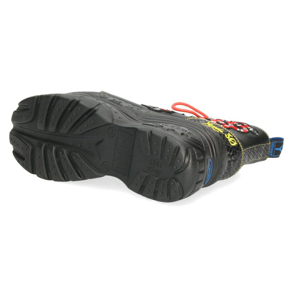 ヨースケ スニーカー yusuke shoes レディース 2601142 靴 ワッペン付き厚底スニーカ 3E ハイカット レースアップ 安定感