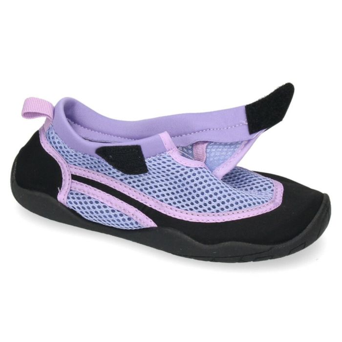 アクアシューズ キッズ ジュニア 水陸両用 ブラック 黒 パープル ブルー  滑らない マリンシューズ 軽量 通気性 速乾 アウトドア Speed Function AQ004