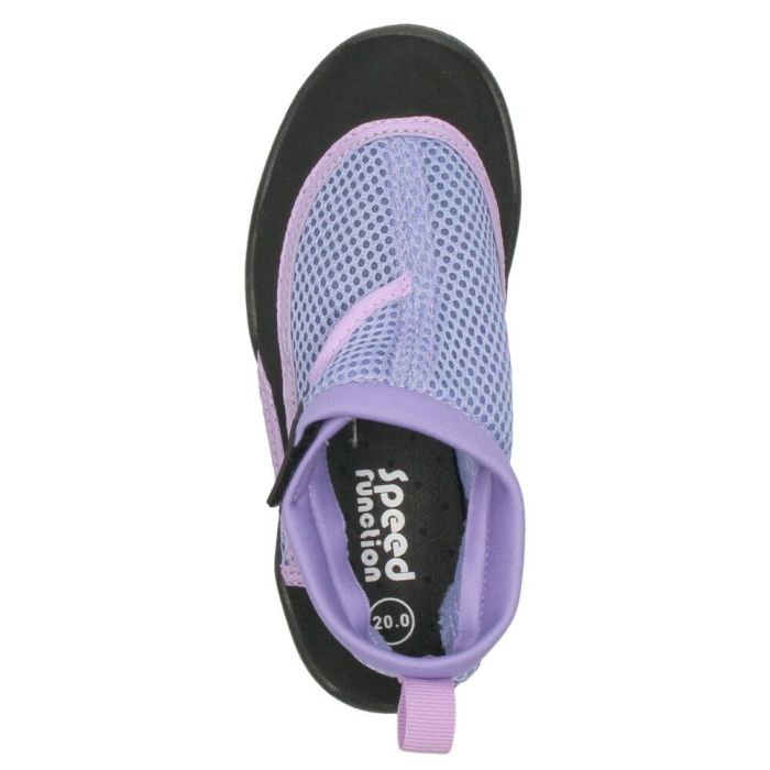 アクアシューズ キッズ ジュニア 水陸両用 ブラック 黒 パープル ブルー  滑らない マリンシューズ 軽量 通気性 速乾 アウトドア Speed Function AQ004