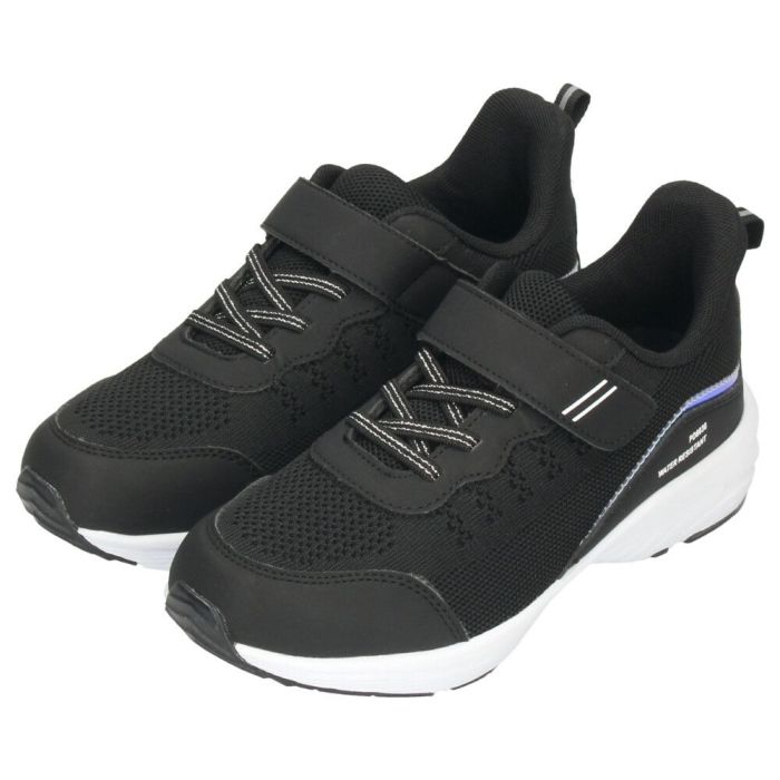 キッズ スニーカー 女の子 幅広 シューズ 防水 軽量 ジュニア 運動靴 ベルクロ 靴 履きやすい ブラック 黒 ベージュ PD8030 パレード Parade