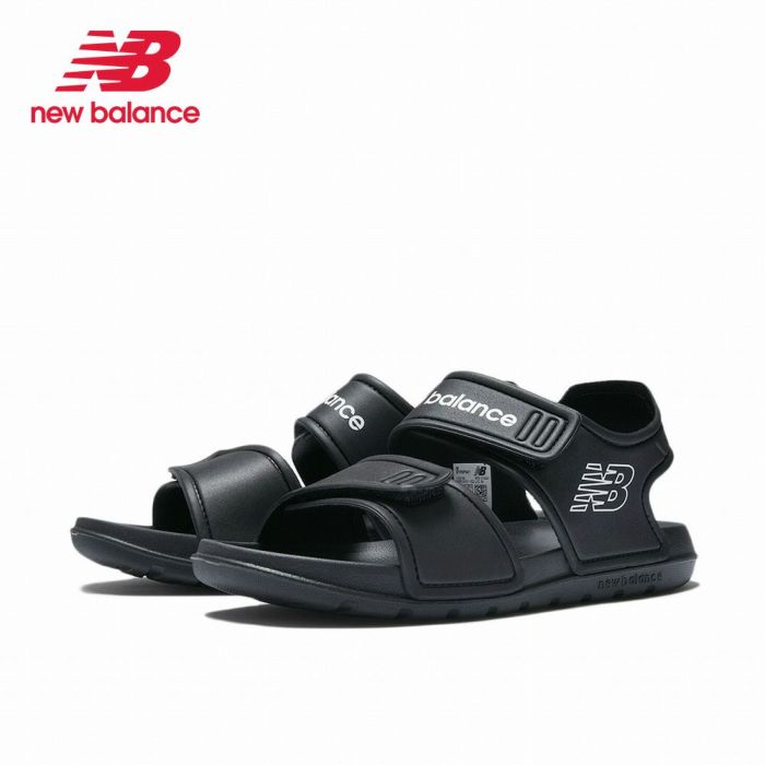 ニューバランス サンダル キッズ ジュニア スポーツサンダル 黒 new balance SYFSPS A1 ブラック 子供 スポサン 軽量 速乾 ワイズ M アウトドア 水遊び