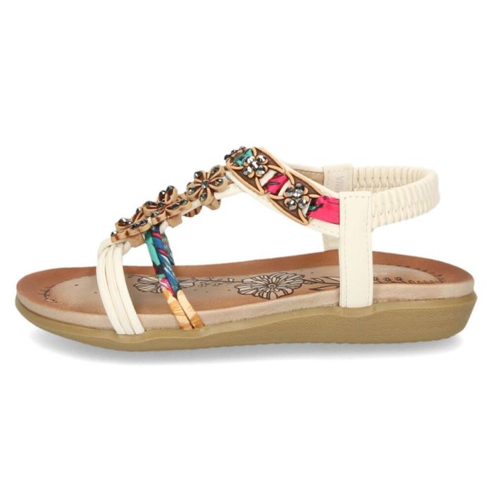 サンダル キッズ ジュニア ガールズ 女の子 ストラップサンダル 靴 マシュマロフィット ペタンコ ラヴヴィーナス 17546 Love venus