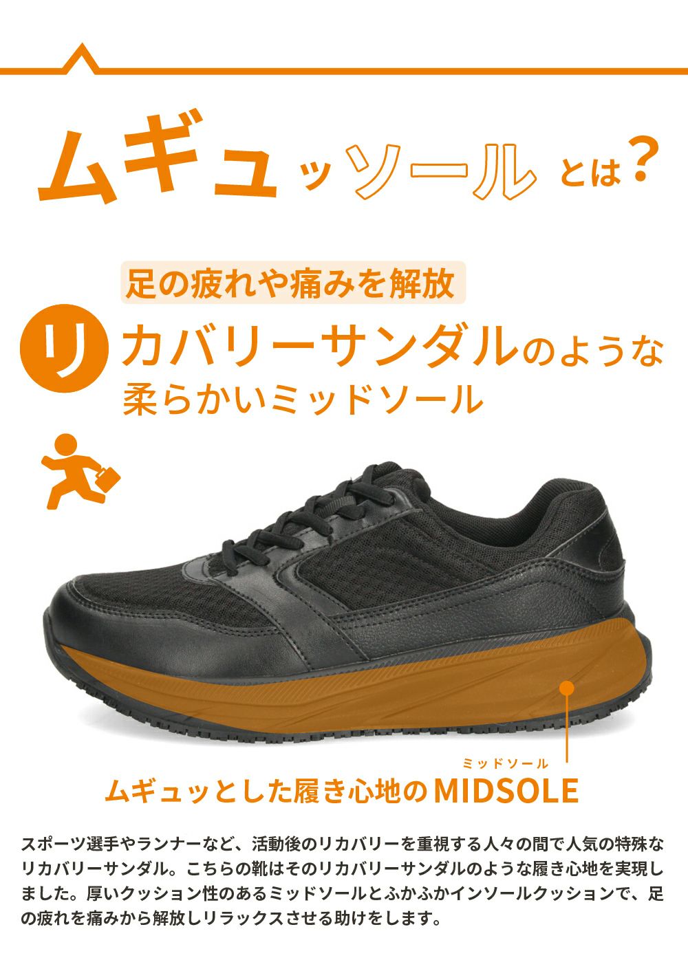 ワークシューズ メンズ 作業靴 スニーカー スリッポン 黒 幅広 4E 防水 防滑 耐油 滑りにくい 男性 紳士 通勤 調理場 キッチン Parade 5101 5102 5103
