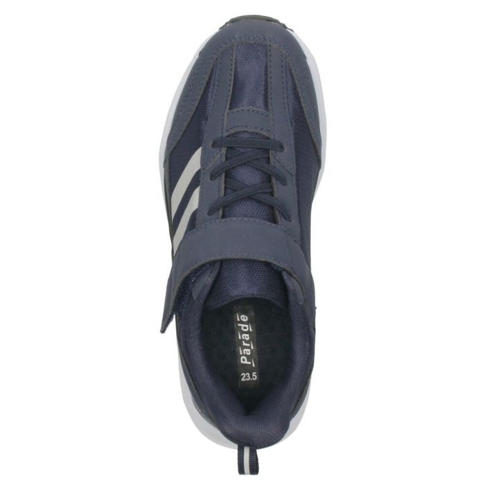 キッズ スニーカー 防水 子供 軽量 シューズ 男の子 ジュニア 運動靴 ベルクロ 靴 履きやすい ブラック ネイビー 黒 紺 PD8020 パレード Parade