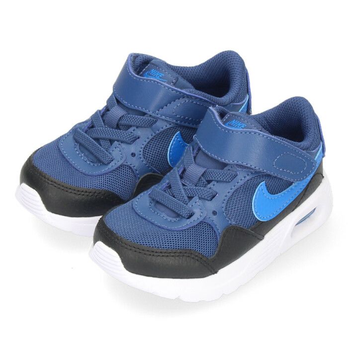 ナイキ スニーカー キッズ ナイキ エア マックス SC TDV CZ5361-400 紺 ネイビー NIKE AIR MAX SC シューズ ベビー 男の子 スポーツ ベルクロ 軽量