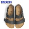 ビルケンシュトック サンダル BIRKENSTOCK レディース ミラノ ブラック 黒 0034791 レギュラー 幅広 靴 合成皮革 Milano