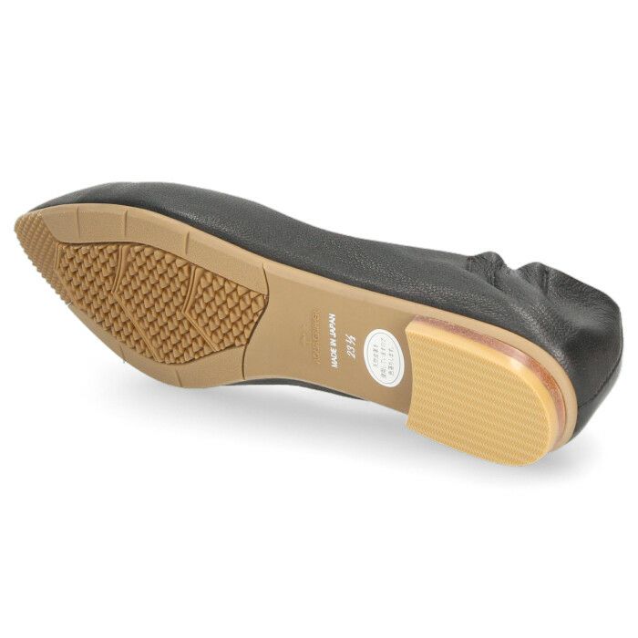 フラットシューズ レディース パンプス バレエシューズ ぺたんこ 本革 靴 撥水 ラボキゴシワークス RABOKIGOSHI works 12682 11611