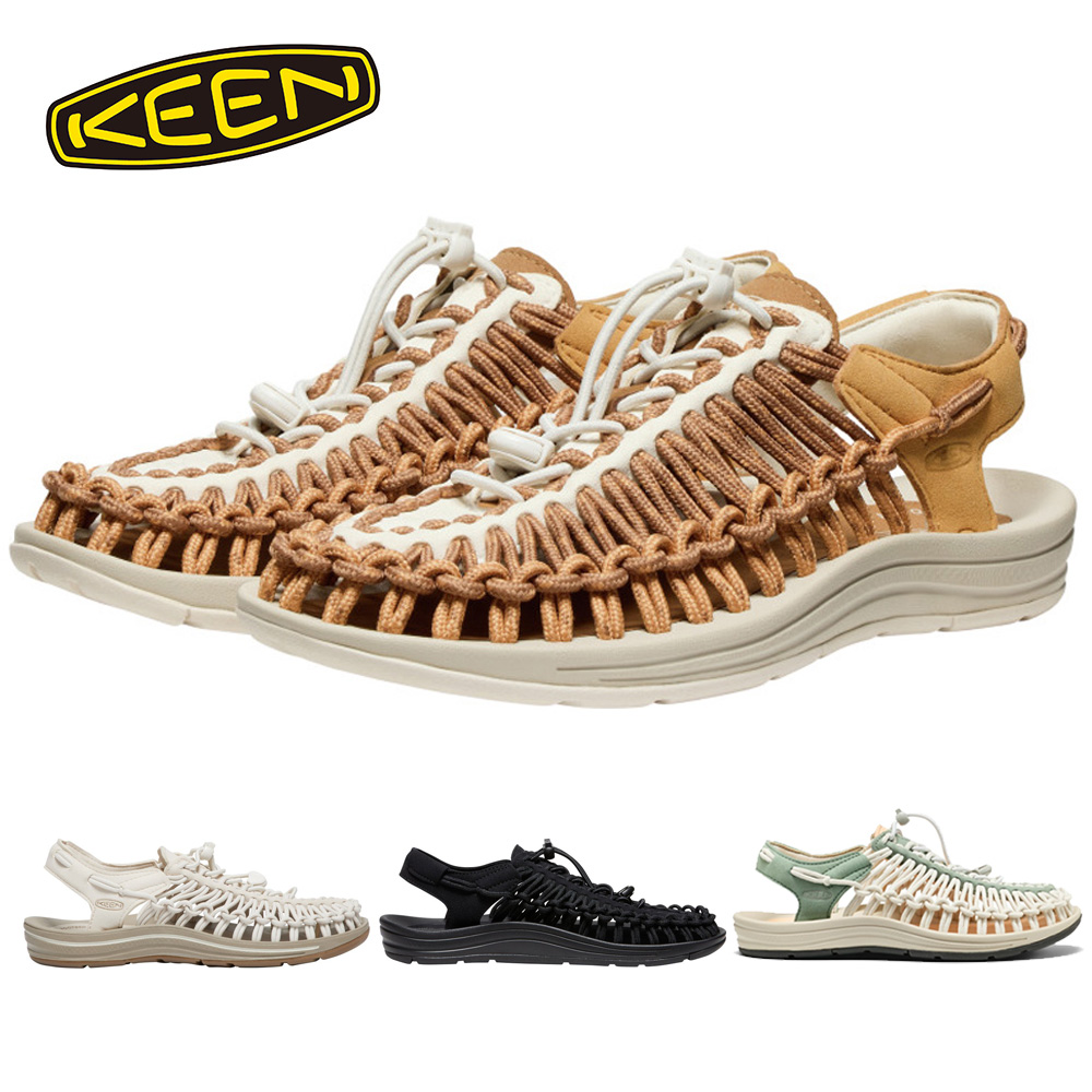 KEEN キーン ユニーク レディース サンダル サボ クロッグ UNEEK 1014099 1018698 1030577 バックストラップ コードサンダル 定番 人気 カジュアル