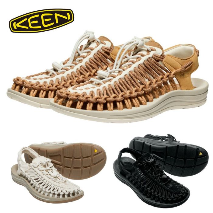 KEEN キーン ユニーク レディース サンダル サボ クロッグ UNEEK 1014099 1018698 1030577 バックストラップ コードサンダル 定番 人気 カジュアル
