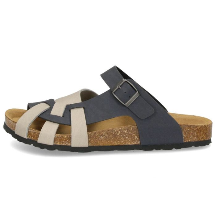 サンダル メンズ おしゃれ フットベッド 合皮 定番 コンフォートサンダル 黒 茶 カジュアル 本革インソール 夏 パレード Parade 2208