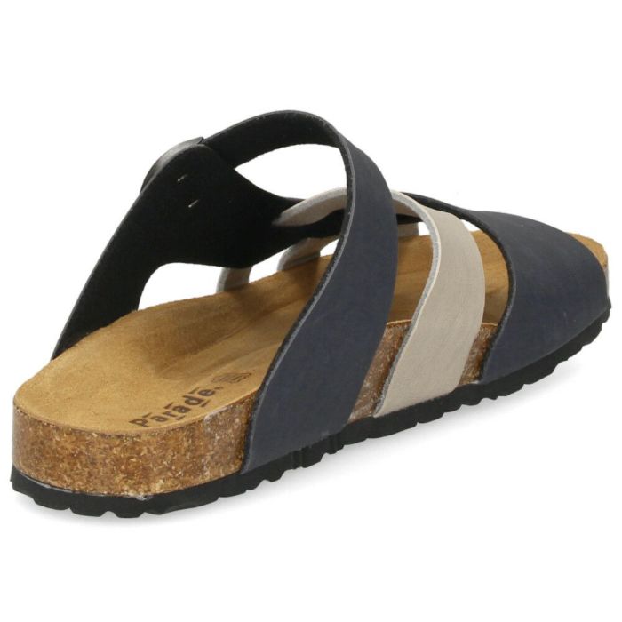 サンダル メンズ おしゃれ フットベッド 合皮 定番 コンフォートサンダル 黒 茶 カジュアル 本革インソール 夏 パレード Parade 2208