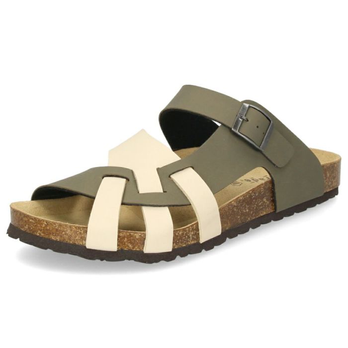 サンダル メンズ おしゃれ フットベッド 合皮 定番 コンフォートサンダル 黒 茶 カジュアル 本革インソール 夏 パレード Parade 2208