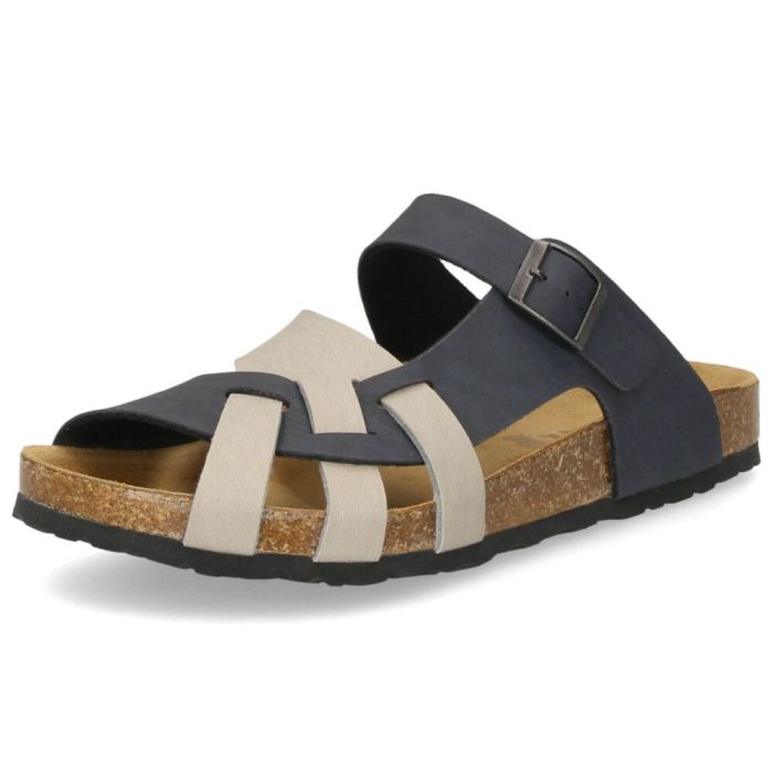 サンダル メンズ おしゃれ フットベッド 合皮 定番 コンフォートサンダル 黒 茶 カジュアル 本革インソール 夏 パレード Parade 2208