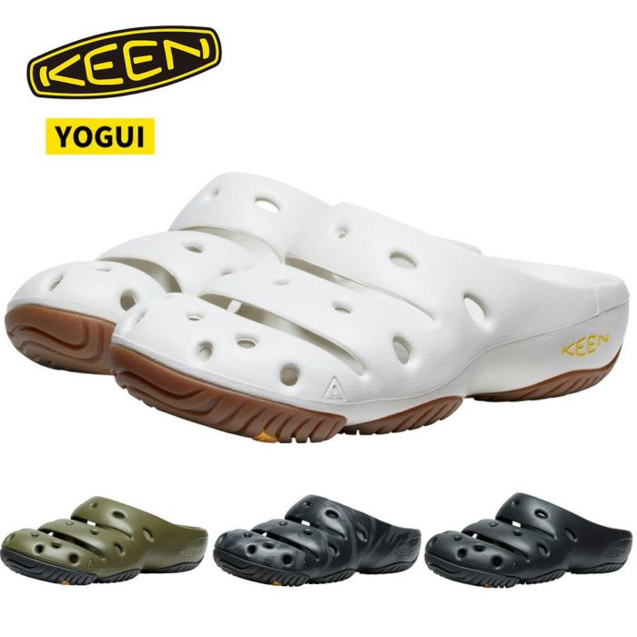 キーン ヨギ メンズ サンダル 防滑 アウトドア クロッグ KEEN YOGUI  EVA かかとなし 軽量 コンフォートサンダル 1028957 1028524 1028521 1028525