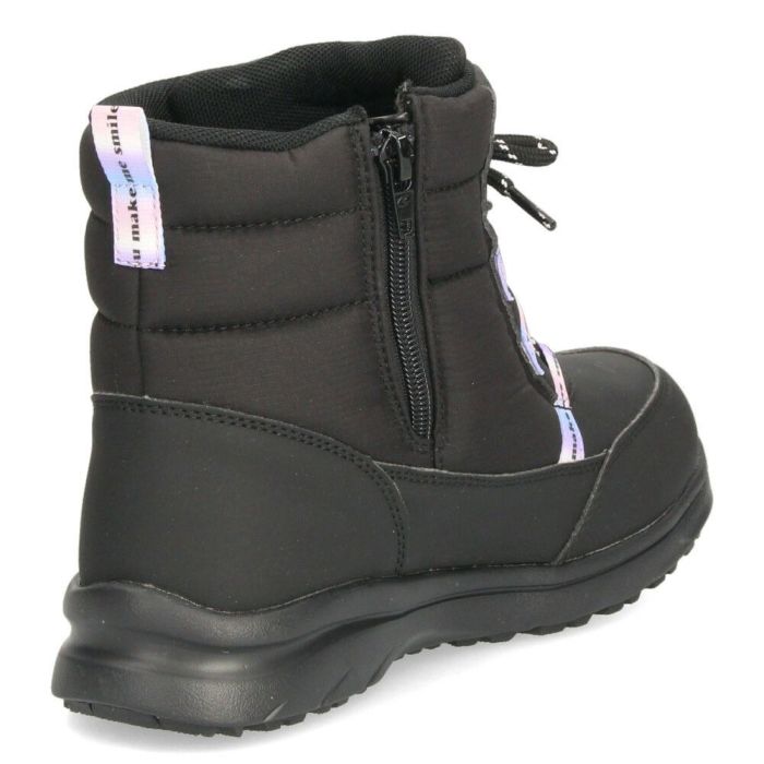 ムーンスター キッズ ブーツ 女の子 スノーブーツ 可愛い おしゃれ ジュニア ウィンターブーツ 防水 防滑 20 ブラック ベージュ パープル 黒  moonstar ni-mo 