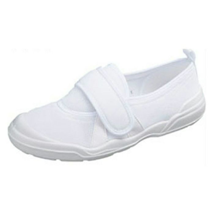 ムーンスター 上履き メンズ レディース ホワイト ネイビー 上靴 内履き うわばき メッシュ ベルクロ 面ファスナー 軽量 大人 大人の上履き 02