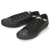 コンバース レザー オールスター OX ローカット LEA ALL STAR OX ホワイト ブラック ブラックモノ スニーカー CONVERSE 10905 10906 43487