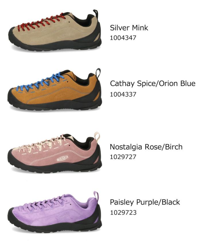 KEEN キーン ジャスパー レディース スニーカー 本革 スエード  JASPER 1004347 1004337 1029727 1029723 アウトドア フェス 通気性 速乾性 防滑 コンフォート