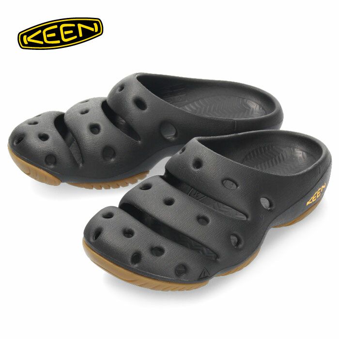 KEEN キーン メンズ サンダル Yogui ヨギ 1001966 Black 黒 ブラック クロッグ スリッポン