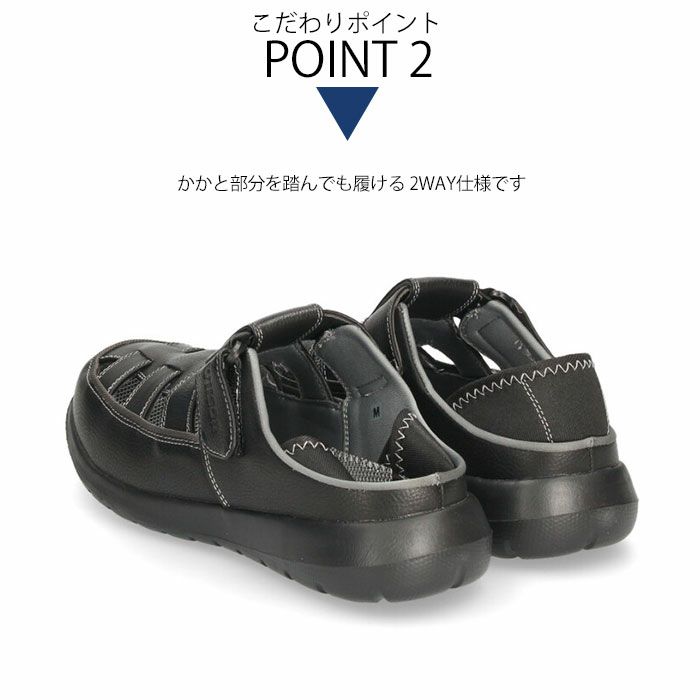 メンズ サンダル オフィスサンダル ドライビングシューズ コンフォートサンダル 通気性 クールビズ カメサンダル Wilson ウィルソン 3610