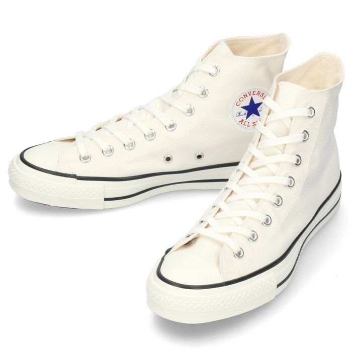 コンバース スニーカー メンズ レディース オールスター キャンバス J HI ハイカット 日本製 ホワイト ブラック ナチュラルホワイト 定番 made in japan CONVERSE