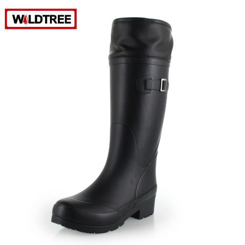 長靴 キッズ ジュニア レディース 無地 ラバーブーツ WILD TREE