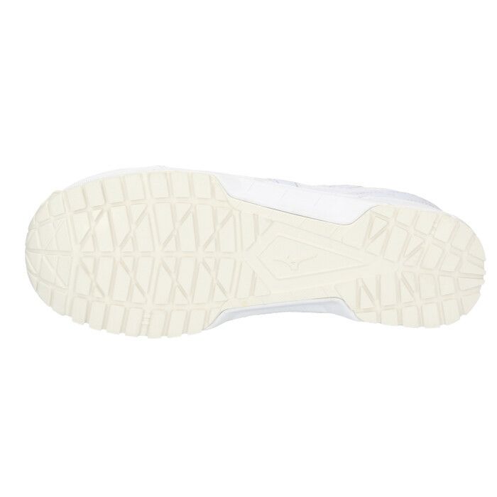 安全靴 ミズノ MIZUNO オールマイティCS 紐タイプ C1GA1710 ホワイト ブラック レディース ワーキング スニーカー 白 黒 作業靴 女性用 3E