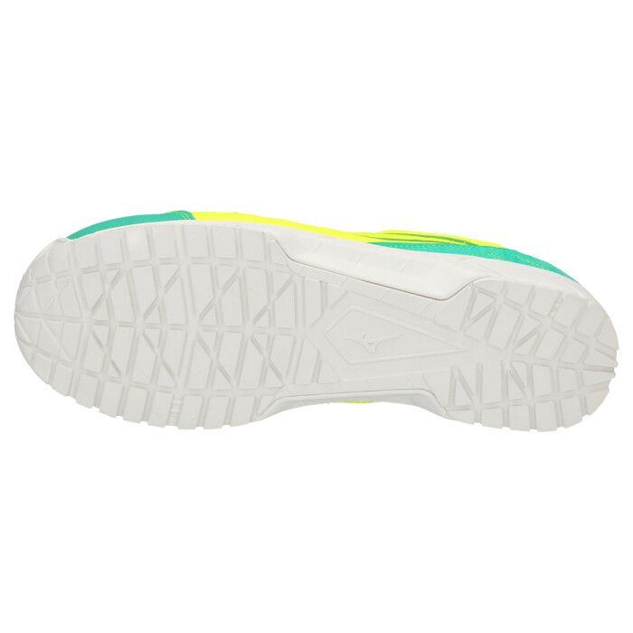 安全靴 ミズノ MIZUNO オールマイティVS 紐タイプ F1GA1803 メンズ 靴 イエロー オレンジ ワーキング スニーカー 軽量 3E