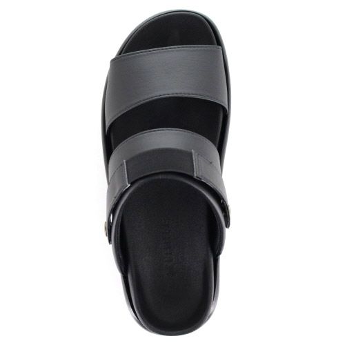 サンダル メンズ Ｍ.Ｍ.Ｍ. エムスリー コンフォートサンダル ソフトインソール 95 黒 3E 室内履き 紳士 靴 日本製