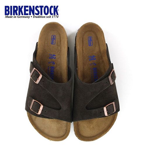 ビルケンシュトック BIRKENSTOCK チューリッヒ レディース メンズ ZURICH BS 1009530 幅広 サンダル スエード モカ ブラウン 国内正規品