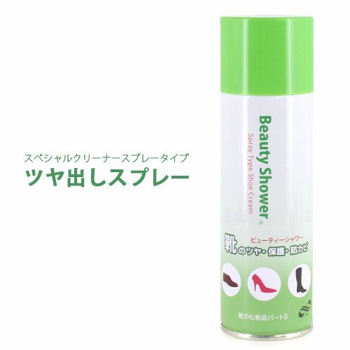 靴のツヤ出し トーエー ビューティーシャワー 保護 防カビ スプレー 防水 靴 お手入れ 20018