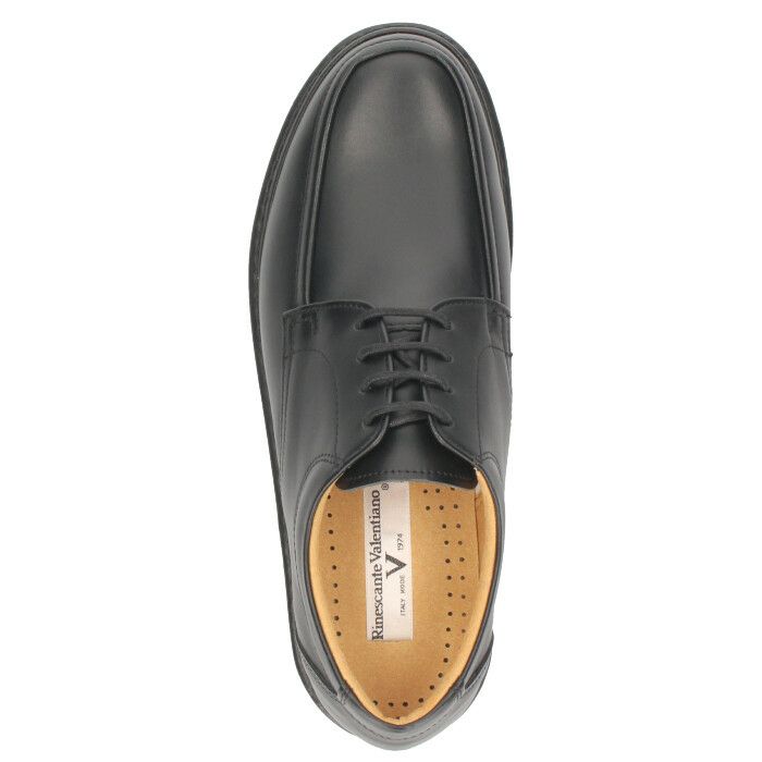 リナシャンテ バレンチノ Rinescante Valentiano 3713 ブラック Uチップ メンズ ビジネスシューズ 本革 黒 日本製 4E 【24.0-27.0】