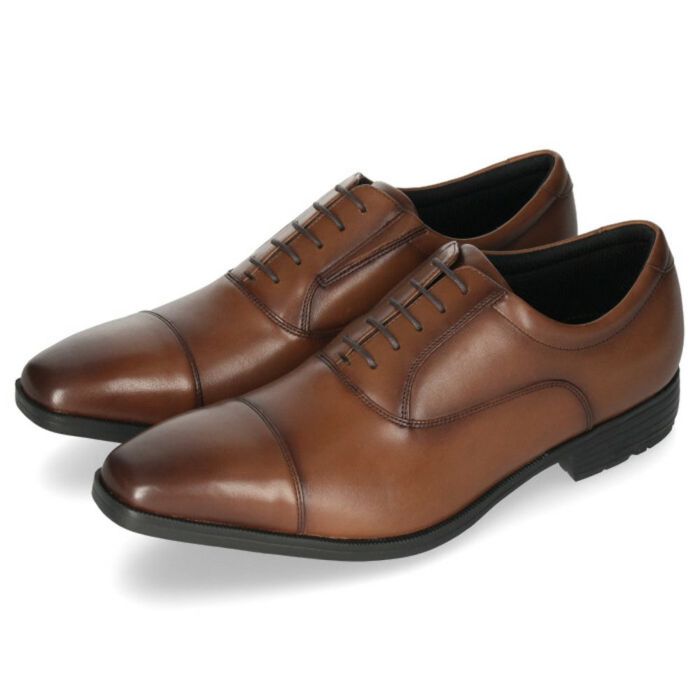 texcy luxe テクシーリュクス ビジネスシューズ 7010 メンズ 本革 革靴 幅広 甲高 3E 4E 黒 ストレートチップ プレーントゥ スリッポン フレキシブルドレス