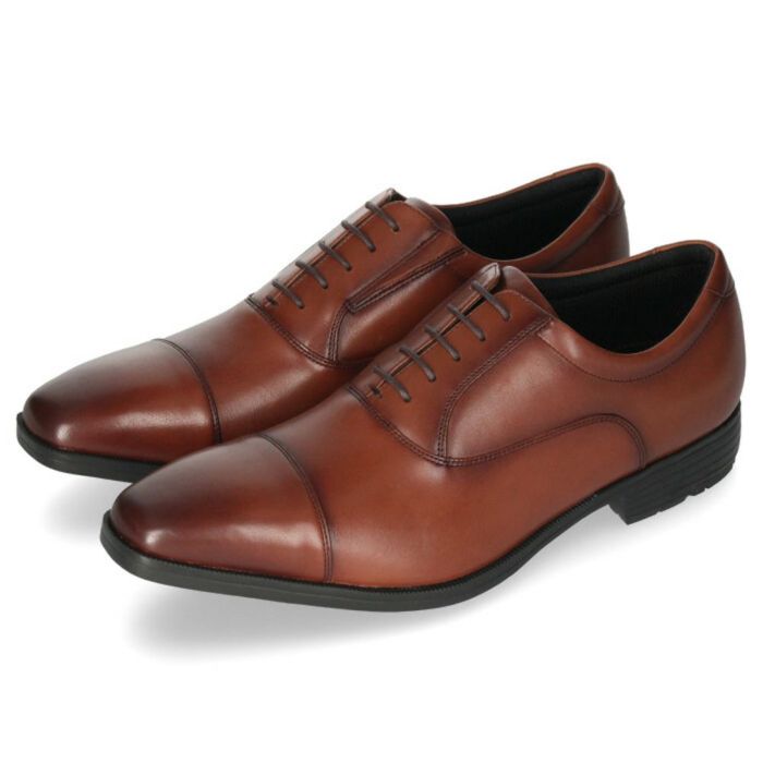 texcy luxe テクシーリュクス ビジネスシューズ 7010 メンズ 本革 革靴 幅広 甲高 3E 4E 黒 ストレートチップ プレーントゥ スリッポン フレキシブルドレス