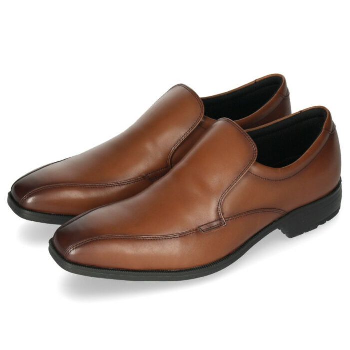 texcy luxe テクシーリュクス ビジネスシューズ 7010 メンズ 本革 革靴 幅広 甲高 3E 4E 黒 ストレートチップ プレーントゥ スリッポン フレキシブルドレス