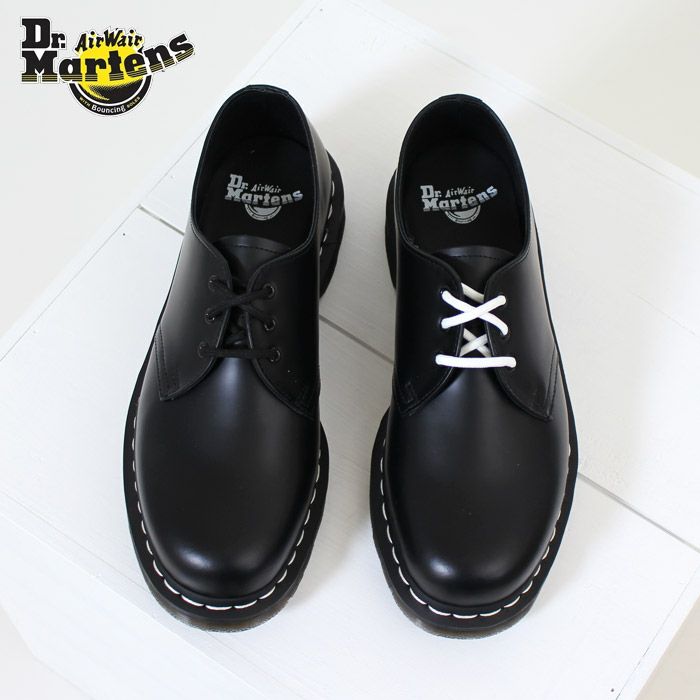 ドクターマーチン Dr.Martens 1461WS シューズ 靴 24757001 黒 ホワイトステッチ レディース  メンズ ユニセックス